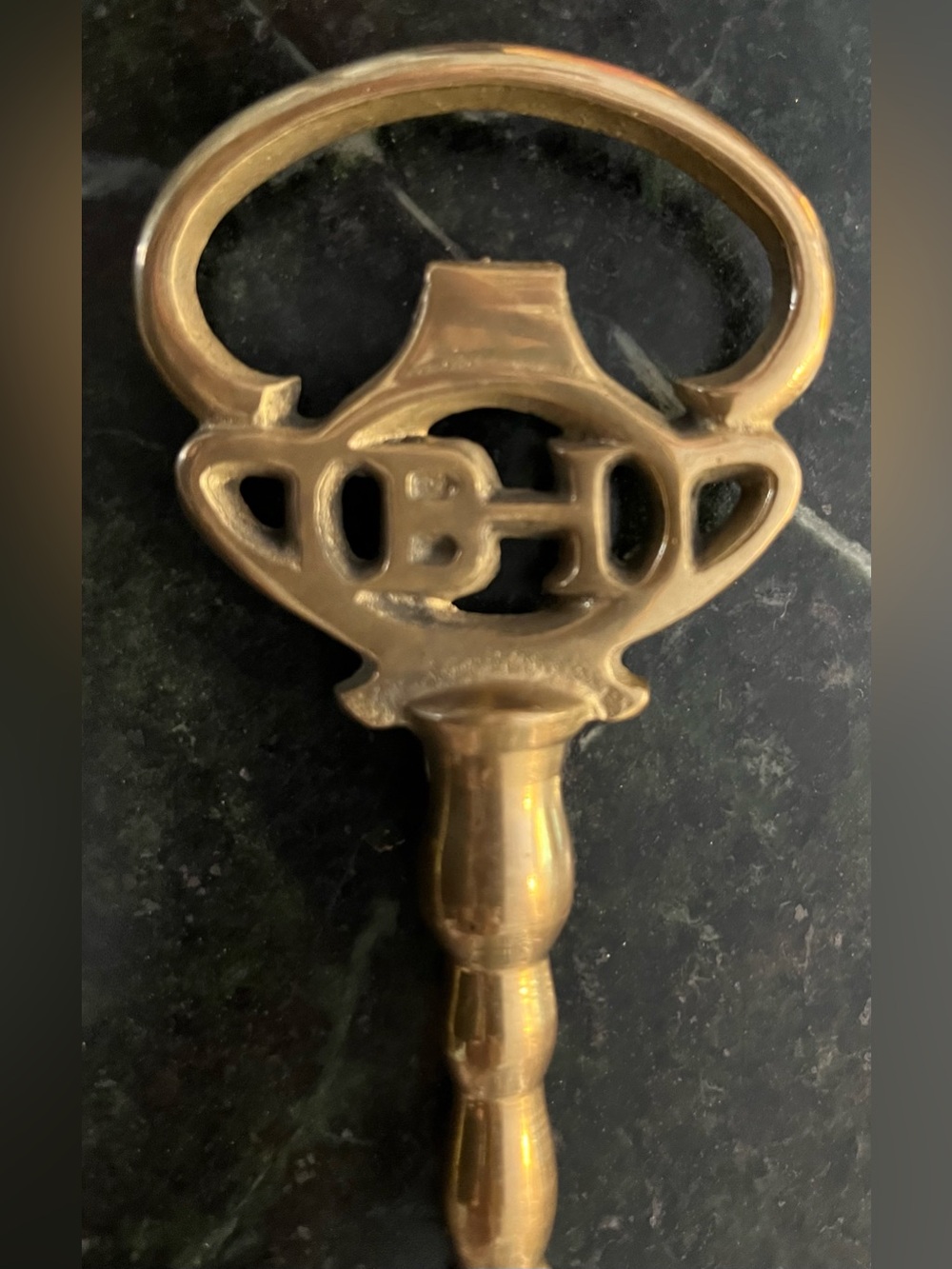 Solid Brass Skeleton Key Bottle Opener / Bermuda's Fairmount Southampton's 50th